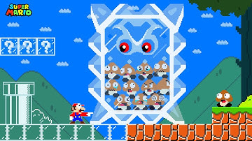 When Everything Mario Touches Turns into Glass in Super Mario Bros