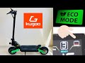 KUGOO G2 Max, Volt &amp; Mode Adjustment, ECO to NORMAL