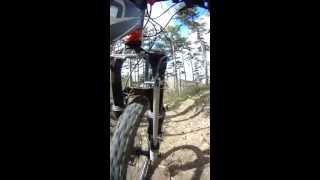 Messsetup - MTB-Federgabel - Test 1