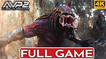 ALIENS VS PREDATOR 2 Gameplay Walkthrough FULL GAME [4K 60FPS PC ULTRA] - No Commentary