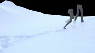 Houdini Snow imprints