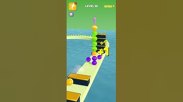 stack rider level 55 - gameplay walkthrough ios android all levels #shorts #stackrider #gameszone