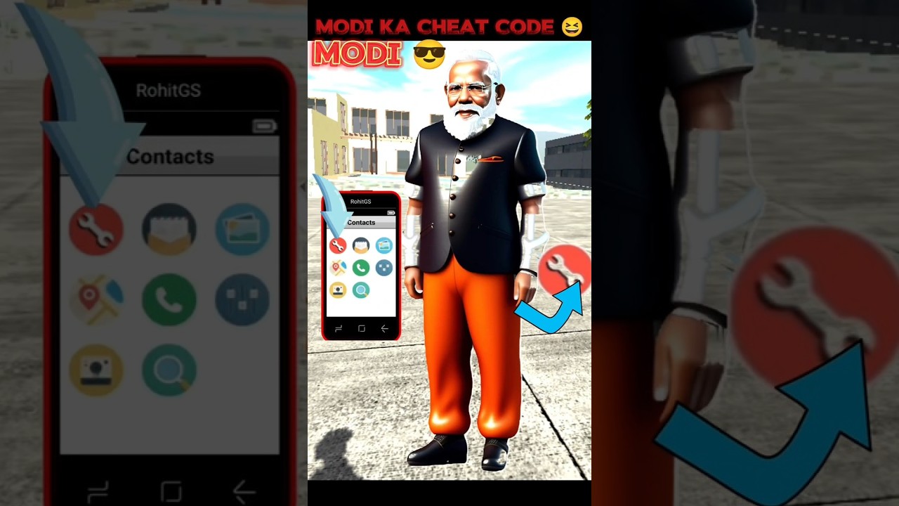 New Modi Cheat Code | Indian Bike Draving 3D 