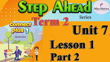 2 - كونكت بلس ثالثه ابتدائي الترم الثاني Connect Plus G3 Unit 7 Where are the family Lesson 1 Part 2