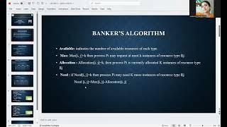 Deadlock Detection using Bankers Algorithm | Operating Systems, Dr. D. Jayalakshmi, ASP/CSE, RMDEC