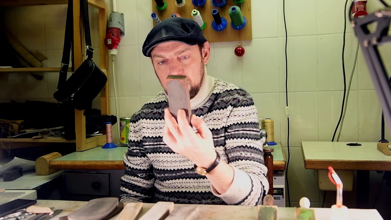 Заточка сапожного ножа для обрезки стельки | Школа сапожников Artisan Bottier