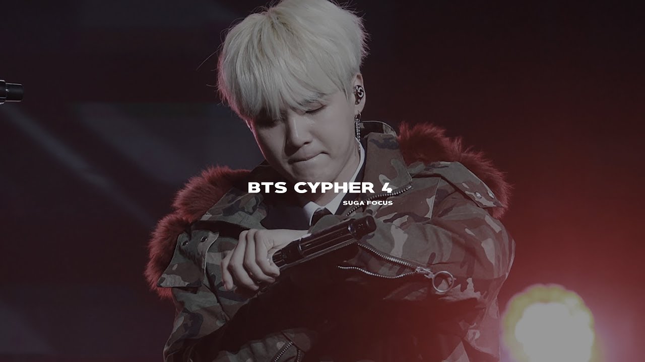 171229 가요대축제 - Cypher4 슈가 직캠 SUGA FOCUS (4K)