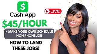 Get Hired For CashApp Remote Jobs ($45-$50 Hr) + Make Your Own Schedule- Non Phone Job Now Hiring