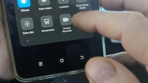 How to screen record on tecno spark go 1S