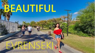 Evrenseki Side Turkey 2023 🇹🇷 Beautiful Promenade Walking Tour [4K UHD]