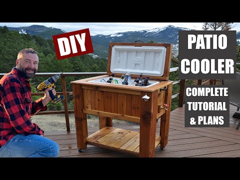 How to Make a Patio Cooler Ice Chest