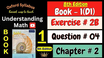 D1 Math Book Chapter 2 Exercise 2B Question# 4 |Fractions|Think New Syllabus mathematics 8th Edition