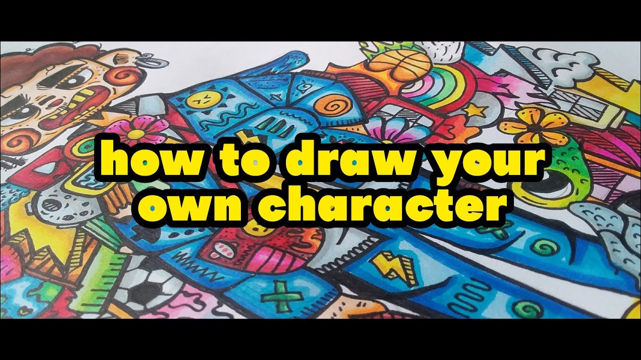 How to draw your own character | inspired by Gawx - YouTube