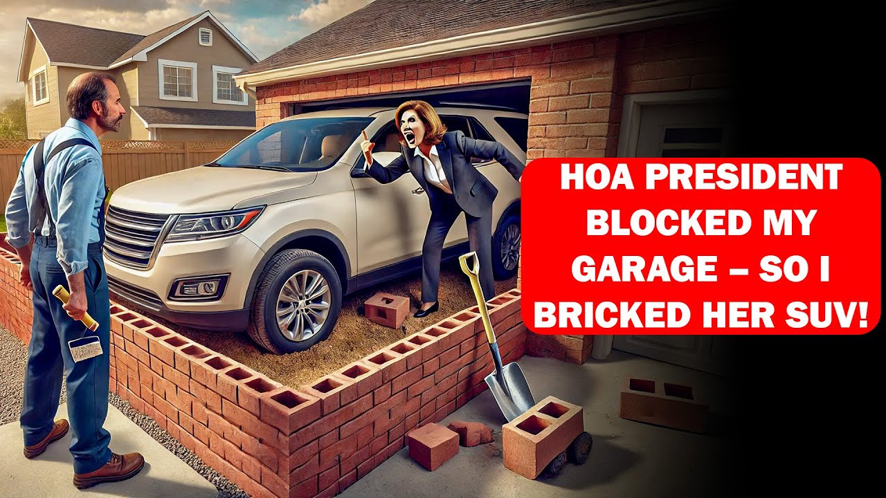 HOA Karen blocked my garage with her car — so I bricked in her SUV and ...