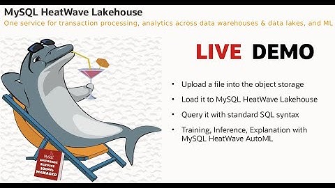 Démo MySQL HeatWave Lakehouse pour la Data Week 2023