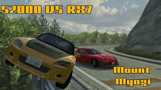 Honda S2000 Vs Mazda RX7 FD | Mount Myogi | (Initial Unity)