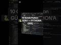 Gün 1 – Python'a Giriş #python #coding #software #computer #programming