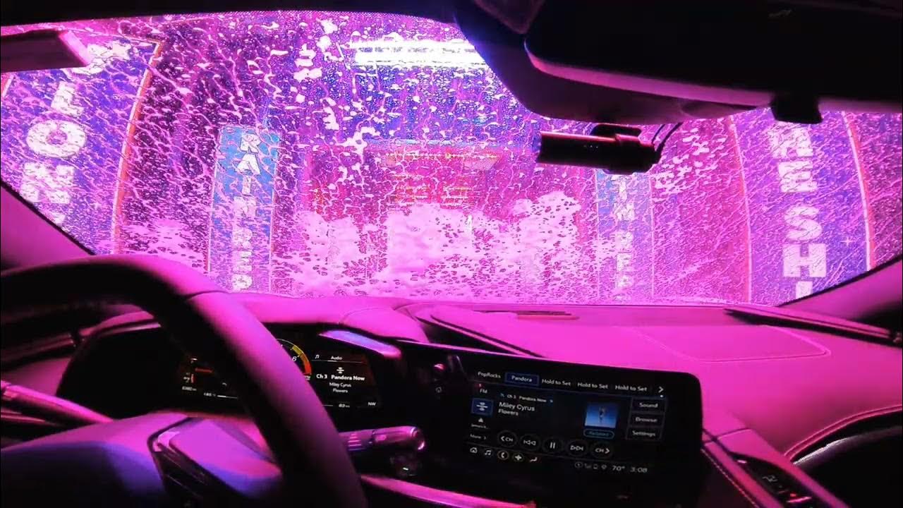 Not Your Typical Car Wash Watch What Happens When a C8 Corvette Stops