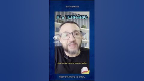 If e Ternário #shorts