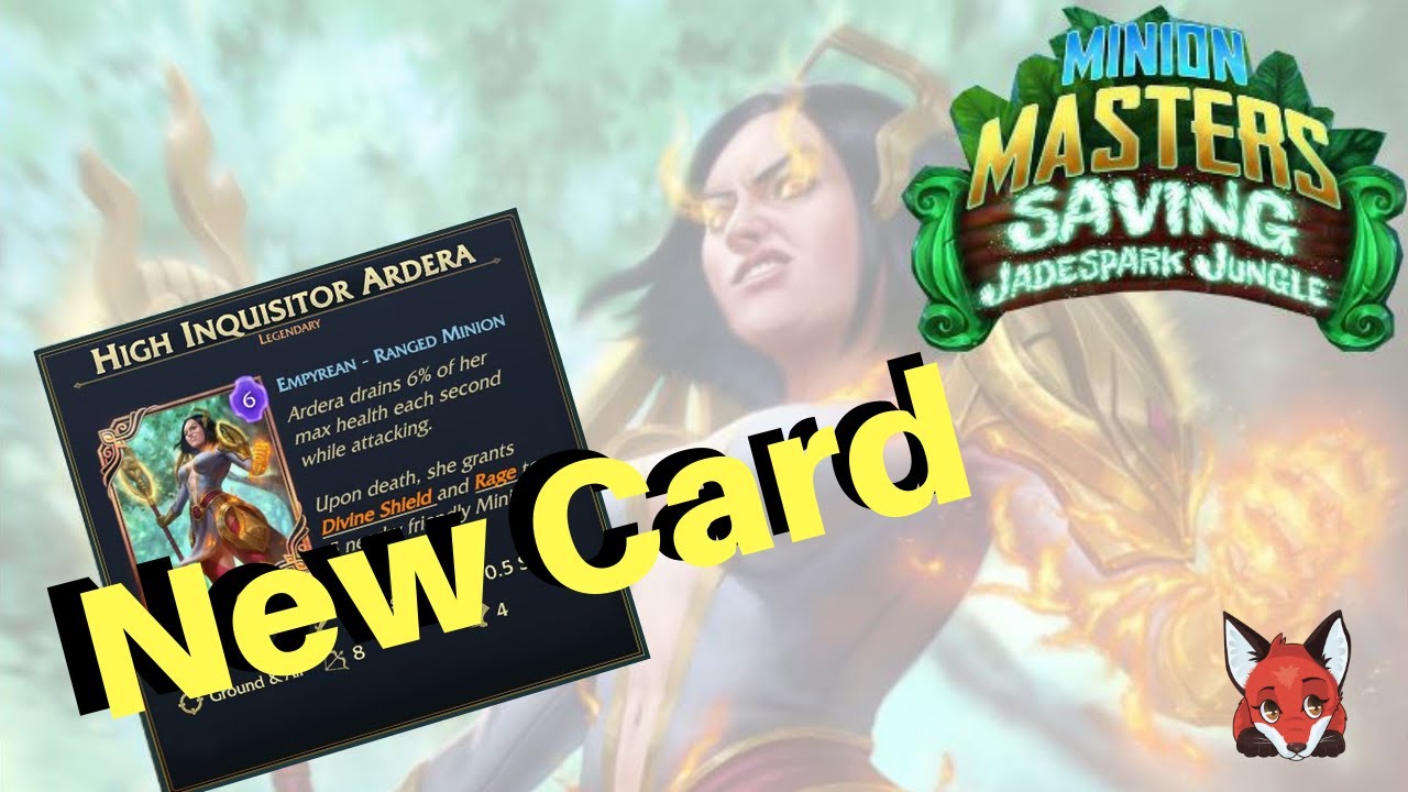 ⭐ NEW CARD ⭐ Minion Masters • Saving Jadespark Jungle • High Inquisitor Ardera