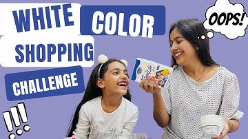 White Color Shopping Challenge in 10 Minutes🤍🤣| One Color Challenge | @SamayraNarulaOfficial