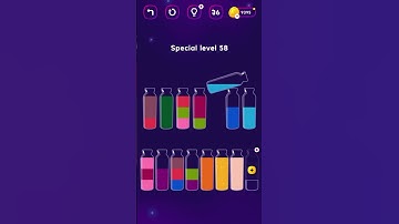 Get Color (Water Sort Puzzle) Special Level 58