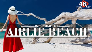 FLY OVER AIRLIE BEACH 4K(ULTRAHD)|Relax Nature Music W/ Beautiful Nature Video|Music Of Peace Melody