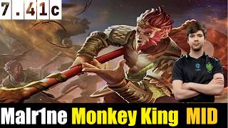 🤯 Malr1ne [Monkey King] MID 7.41c - DOTA 2 PRO MATCH#dota2  #dota2gameplay