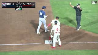 Cameron Nelson SMACKS Back-To-Back Triples! | Colorado Rockies MiLB | 04/07/2026