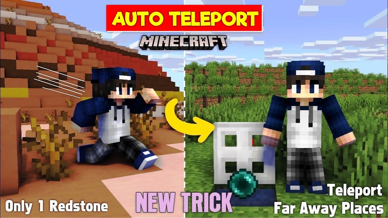 😱 Simple Redstone Teleporter In Minecraft