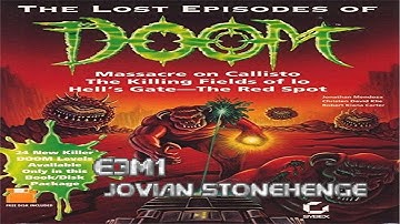 Doom: The Lost Episodes of Doom - E3M1: Jovian Stonehenge (100%) [DOSBox]