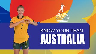 #U17WAC | Know Your Team : Australia