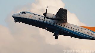 DOUBLE ATR42-500 Departure from V.C Bird Int’l Airport Antigua