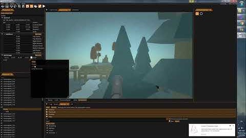 Lumix Engine - early ingame UI prototype with editor integration