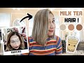 MILK TEA HAIR COLOR TRANSFORMATION | BANGS PRIME SALON | Lolly Isabel