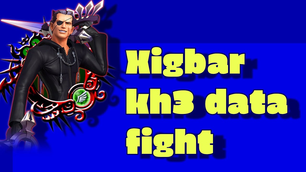 Kh3 data Xigbar battle