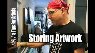 Storing Artwork - Tips For Artists