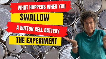 Button Cell Battery Experiment - The dangers | EMT First Aid Training