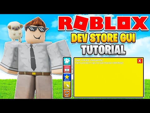 Dev Product Store Gui! How to Make a Simulator in Roblox Episode 43