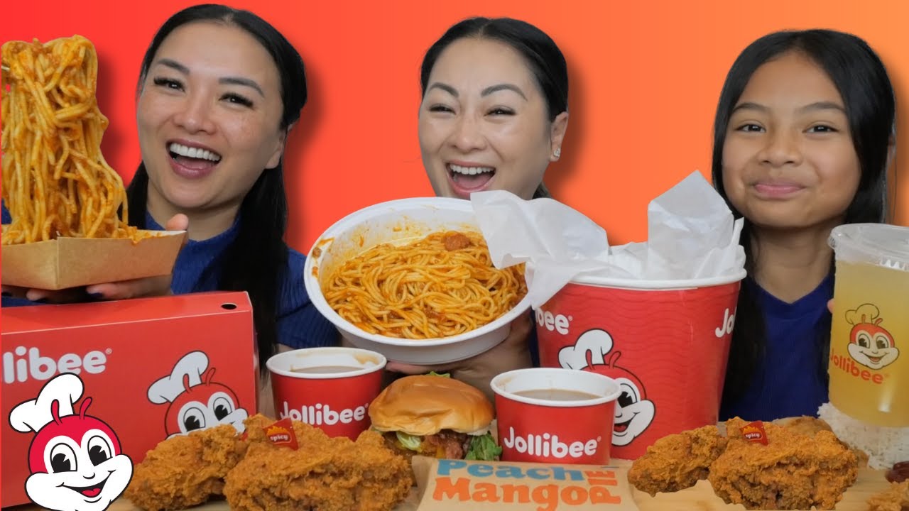 JOLLIBEE Family Feast *Aloha Chicken Burger, Jolly Spaghetti with Bucket of Chickenjoy | Sissi Emma