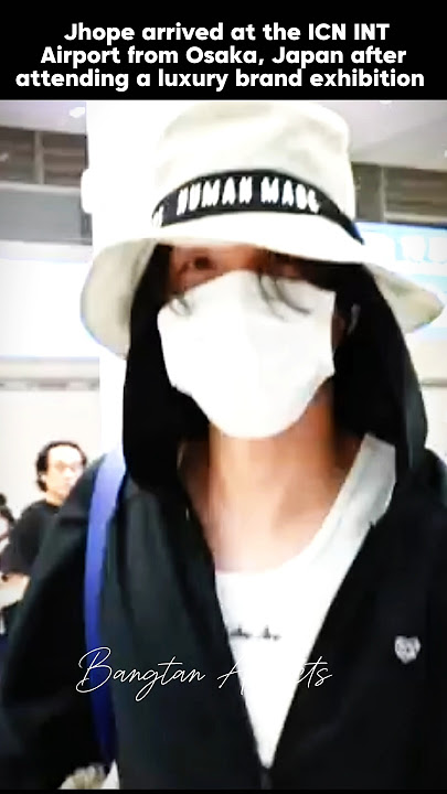 Jhope arrived at Incheon International Airport japan ✈️🇯🇵#Shorts