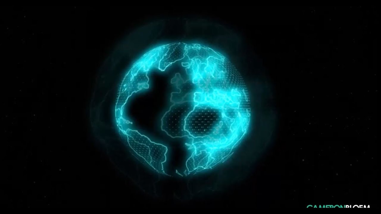 Digital globe animation using Adobe After Effects - YouTube