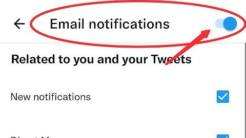 How to off email notification in Twitter, Twitter me email notification kaise off kare