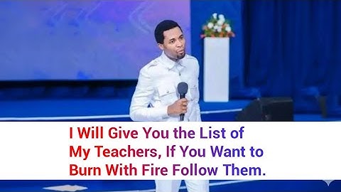 The Men Who Made Me Burn for God || Apostle Michael Orokpo 