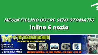 Mesin filling.botol semi otomatis