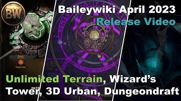 Baileywiki Monthly Release - Magic Tower, Unlimited Terrain, 3D Props and Scenes, and Dungeondraft