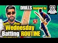 WEDNESDAY: Complete Batting Routine! | NCA-Inspired Drills 🏏🔥🇮🇳