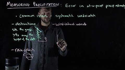 18 Measuring precipitation: error in at-a-point estimates (GEOG311-SFU-Hydrology-Jesse Hahm)