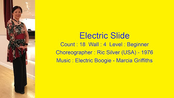 Electric Slide Line Dance - Walk Thru & Demo