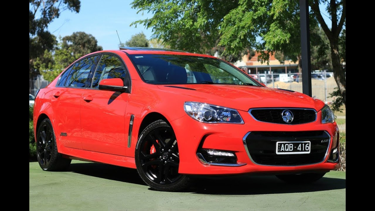 B7393 2016 Holden Commodore Ss V Redline Vf Series Ii Auto